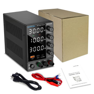 Wanptek DC Power Supply 30V 10A 5A Variable Bench Power Supply Adjustable Lab Power Supply 60V 5A 120V 3A Voltage Regulator