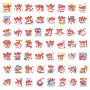 HUAQILI | Creative Waterproof Stickers 60 Pieces