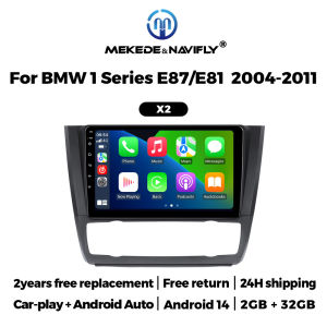 For BMW 1-Series E88 E82 E81 E87 2004 - 2011 Android 14 Car Radio Multimedia GPS BT Stereo CarPlay Intelligent Car Audio System