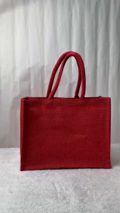 LORA A4 Medium Jute Bag Jute 300 Premium Material Tote Bag Shopping Bag Grocery Bag