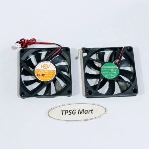 Quạt 7Cm / Cao 1Cm - Điện áp DC 12V (Loại 2 dây NEW)