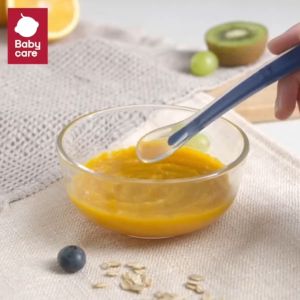 Babycare ช้อนเด็กซิลิโคนช้อนป้อนอาหารเด็ก ชุดช้อนนุ่ม 2 ชิ้น