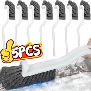 5Pcs Multipurpose Cleaning Brush Tile Floor Gap Eaning Supplies Window Groove Car Cleaning Tools Bathroom Kitchen Cleaning Supplies