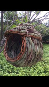 Spherical Bird Nest House: A Handmade Weaving Bird House