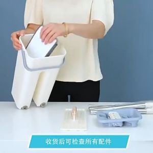 ไม้ถูพื้น ถังปั่นไม้ม็อบ ชุดไม้ถูพื้น รีดน้ำ-รีดแห้งได้ ไม้ถูพื้นปั่น ไม้ม้อบสแตนเลส ใช้งานง่ายสุดๆ คุณภาพดีเยี่ยม ไม้ถูแบบรีดน้ำ