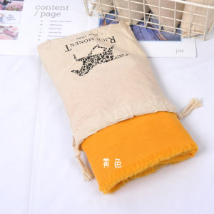 Summer Thin Cotton Linen Scarf for Women Multifunctional Travel Sunscreen Large Size Beach Shawl Pure Color Korean Style
