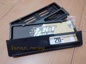 Bingkai Plat Nomor/Dudukan Plat Nomor FKT RACING Carbon Universal