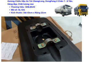 Gương Chiếu Hậu (Kiếng Lái Sau) Lớn - Nhỏ và Gương Tròn Xóa Điểm Mù Xe Tải ChengLong DongFeng 2 Chân (2 Giò) 7-9 Tấn Chính hãng ChengLong Cao Cấp