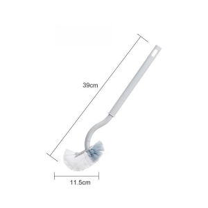 Bàn Chải Vệ Sinh Nhà Tắm Kiểu Nhật Bản Tay Cầm Dài Treo Tường Đầu Cong Dụng Cụ Vệ Sinh Nhà Tắm Gia Đình