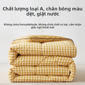 SHAYA | Chăn Mùa Đông Mùa Hè Bông Cotton Đơn