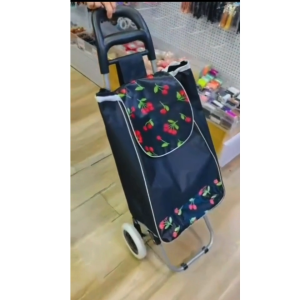 Market trolley bag with wheels foldable Shopping trolley Mid Size