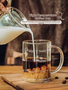 SHUEHO | Cat Measured High Borosilicate Handle Cup