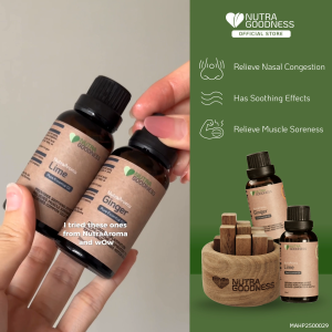 [Mix & Match] Nutra Goodness NutraAroma Pure Essential Oil 30ml - Peppermint/Lime/Ginger/Tea Tree