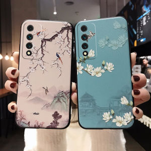 Huawei Honor Play5 Series Phone Case Silicone Protective Cover for Women with Lanyard Bumper Shockproof Drop Protection