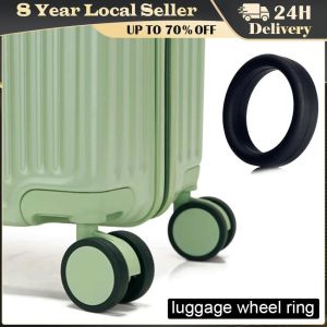 ❤️【Same Day Delivery】 Luggage Wheel Ring Diameter 35 Mm Rubber Ring Stretchable Elastic Silicone Thick Flat Wheel Hoops Luggage Wheel Accessories