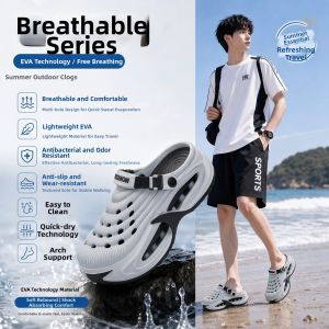 ECAC | New Summer Commuter Anti-slip Arch Support Thick Sole Breathable Sandals