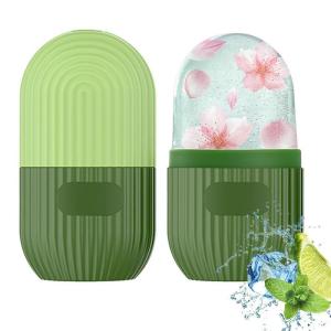 Silicone Ice Roller & Facial Cube Mold. Reusable Facial Massager Hot Summer Beauty Essential for Home & Travel Use Now.