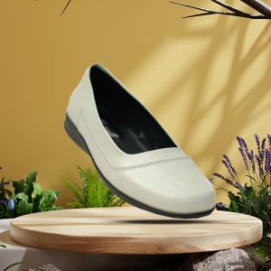 CBY flat putih sepatu pantopel wanita sepatu kerja sepatu kantor wanita sepatu formal sepatu suster sepatu perawat sepatu slip on wanita