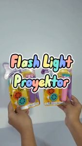 Mainan Anak Cewek Cowok Proyektor Mini Senter Projektor Lampu