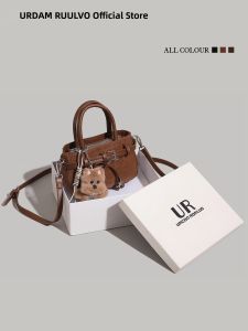 URCDN RDALVO | Stylish Leopard Pattern Handbag 2026 New Luxury Retro Versatile Crossbody Bag