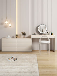 JINWUCANGJIAO | Corner Adjustable Storage Makeup Dresser