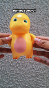 Mainan Mandi Nailong Berenang / Mainan Anak Dino Kuning Berenang