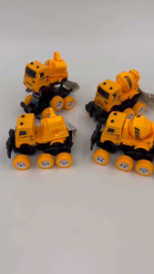 ของเล่นรถเด็ก รถก่อสร้าง 6x6 มีการ์ตูนในรถ ดีไซน์สวยงาม หมุน 360 องศา ช่วยเสริมพัฒนาการ เสริมความคิดและจินตนาการ พร้อมส่ง