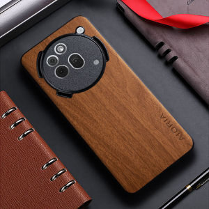 Case for Nothing Phone 3A Pro 3 CMF Phone 1 2 2A Plus Pro 5G funda bamboo wood pattern Leather back cover for phone 3a pro case