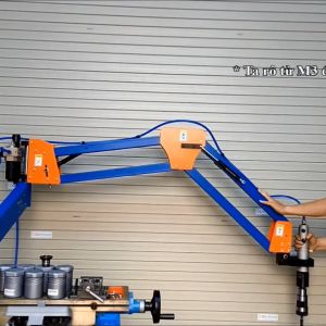 Máy taro khí nén Đài Loan UNIFAST M24 cần xoay dài - Chính Hãng