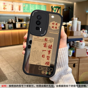 Redmi K90ProMax Phone Case Mirror Surface Eight Sides Bring Wealth K70 K80 New Makeup Mirror K50 Full Lens Cover K60 Ultimate Version Protective Cover Womens Readmi Soft Silicone Anti-Fall