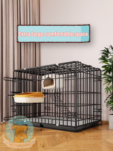Pet Cage With Tray Sangkar Kucing Cat Cage Dog Cage Hamster Cage/Rabbit Cage Foldable Large Space