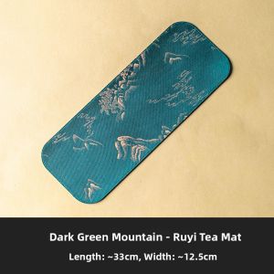 JISU | Elegant Chinese Style Zen Tea Mat Double-Sided