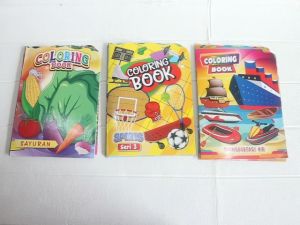 Buku Mewarnai Besar Per 4 Buah isi 12 Halaman
