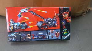 Đồ chơi lắp ráp Xe mô tô chiến đấu của Zane và Oni Mr.E 10802 13814