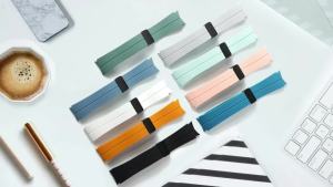 Original Silicone Band for Samsung Galaxy Watch 6 5 4 Classic Strap 47mm 43mm 44mm 40mm Magnetic Buckle Galaxy Watch 5 Pro 45mm