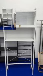 ขายดี สินค้าพร้อมส่ง ชั้นวางของในห้องน้ำ ชั้นวางเครื่องซักผ้า 2/3ชั้น สแตนเลส ป้องกันฝุ่น ชั้นวางของในห้องน้ำ แบบมีลิ้นชัก ใช้เก็บของต่างๆ