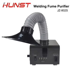 HUNST ZJ- 802 ZJ- 802S Welding Fume Extractor Air Dust Fume Purifier USB Fast Charger Industrial Phone PCB Soldering Repair Tool