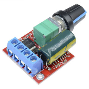 PWM DC 5A Mini Dimmer DC 5-35v PWM Motor Speed Controller LED Kipas Dinamo