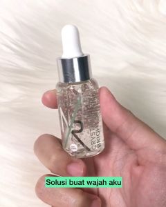 Serum Wajah Pemutih Glowing Penghilang Jerawat Nature Reaction Crystal Bright Serum Original BPOM - Rekomendasi Perawatan Kulit Wajah dengan Keunggulan Lebih Cepat