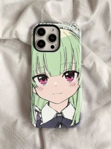 Cute Anime Girl Rainstorm Thousand Love Flowers Two-In-One Film Mobile Phone Case Suitable for Apple Huawei Xiaomi OPPO