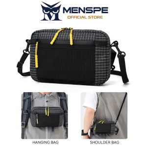 MENSPE Hiking Small Bag Outdoor Detachable Sling Crossbody Bag Water Bottle Phone Holder With Removable Shoulder Strap For Hiking Camping Travel