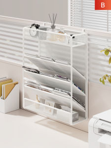 WUBUWEI | Multi-functional Metal Wall-mounted File and Storage Rack A4