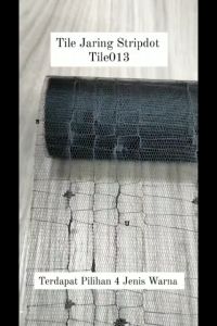 1METER Korean Tile Jaring Stripdot - Bahan kerajinan Bunga Tile013