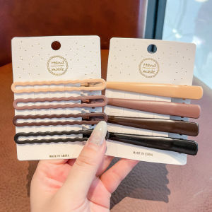 Large Size Seamless Duckbill Hair Clip Side Part Hair Accessories Womens Simple Hairpins Korean Style Outlined Hairgrips