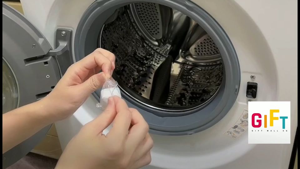 SinCare 🏅Genuine Washing Machine Cleaner High Efficiency Detergent Effervescent Tablet Cleaner SinCare 12pcs per box > laundry