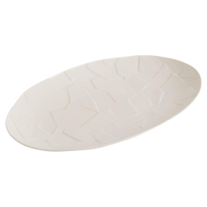 YOGEHOME | Crackled Ceramic Fish Platter Large Oval