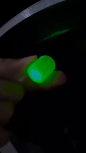 Luminous Tire Valve Cap 4Pcs Glow Car Wheel Air Valve Stem Cover Universal Auto Tire Dust‑Proof Decoration Accessories