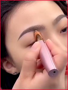 Alat Cukur Alis Elektrik Pencukuran Bulu Eyebrow Trimmer Portable Alat Cukuran Flawless Brown Cukuran Alis Elektrik Tanpa Rasa Sakit