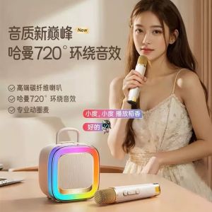 Gold Fortune K88 Integrated Sound System Microphone Bluetooth Home Karaoke Speaker Child Gift Handheld for Smart TV And Phone
