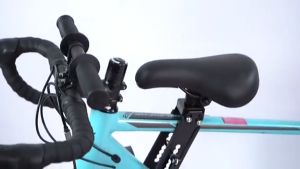 MARV Kids Bike Seat Front Mounted Bicycle Seats Detachable Mountain Bike Kids Seat Handlebar Black